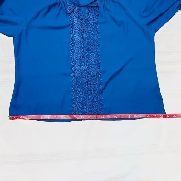 $5 ADD ON with $15+ Bundle Zac & Rachel Boho Blouse Lace 3/4 Sleeves Sz PXL EUC - Picture 7 of 10
